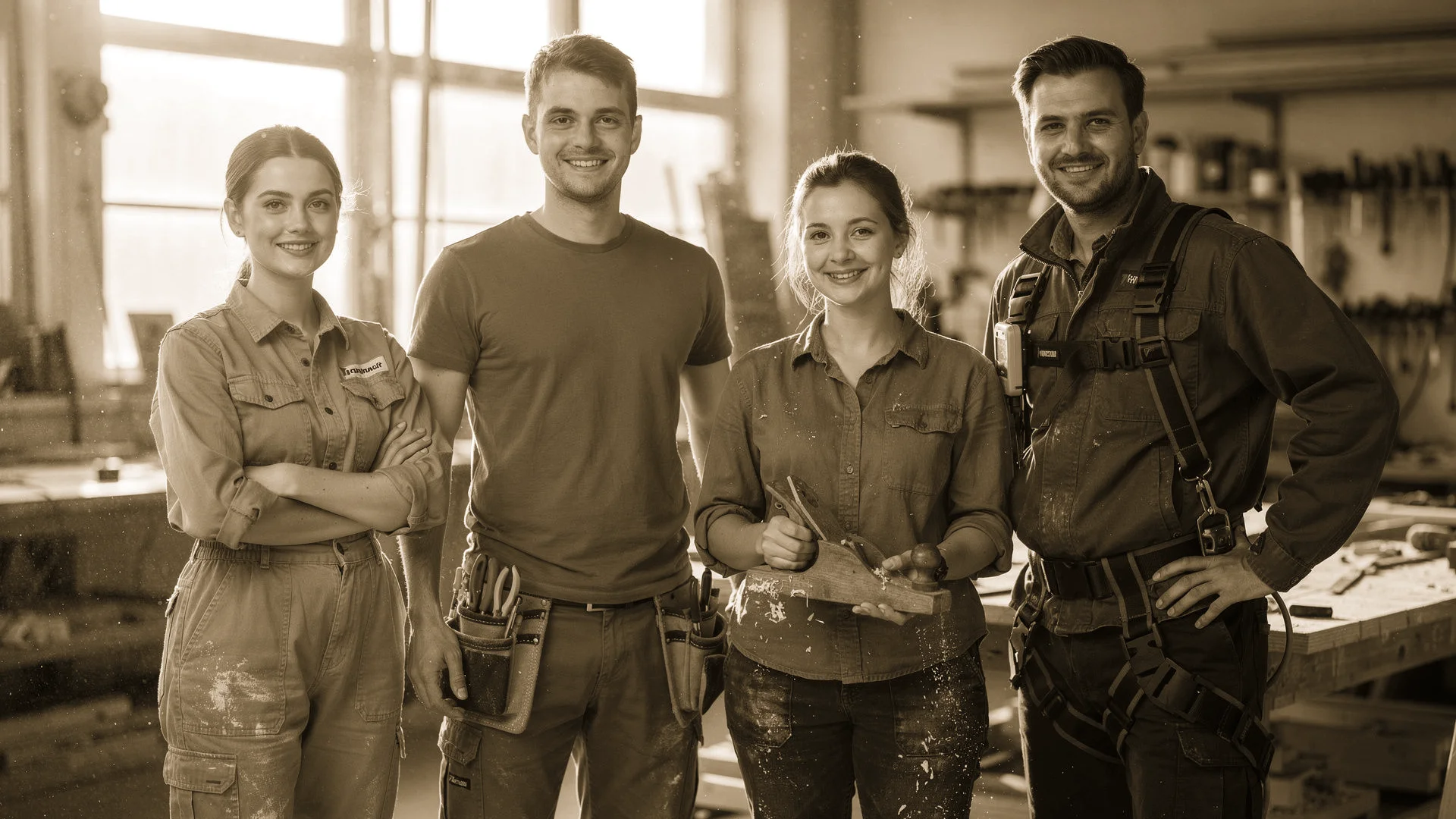 Handwerksingles — Elektriker, Dachdecker, Tischler und Handwerker-Singles